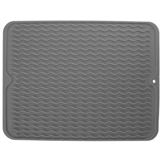 Mata do suszenia naczyń gumowa szara 40x30,5 cm