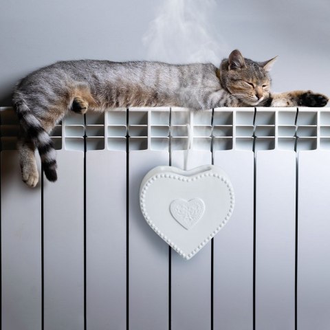 Nawilżacz Powietrza na Kaloryfer Ceramiczny Ozdobny Serce ORION 200 ml