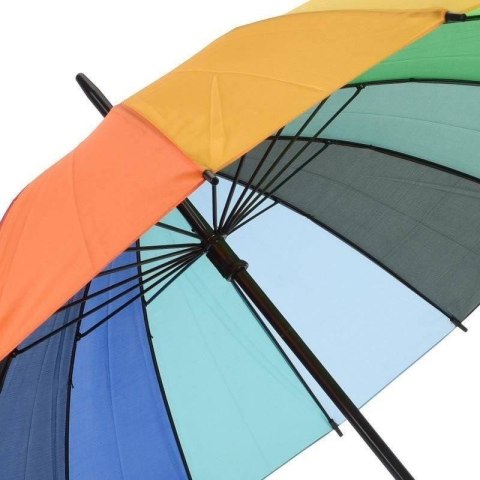 Parasol Przeciwdeszczowy Tęczowy Manualny Solidny Piove Collection 98 cm