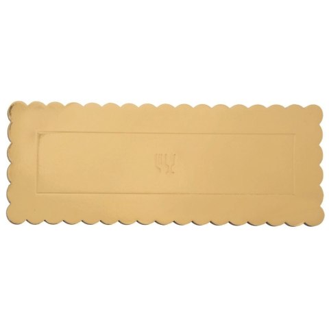 Podkład pod Ciasto Prostokąt Złoty 33 x 12 cm ORION do Mazurka