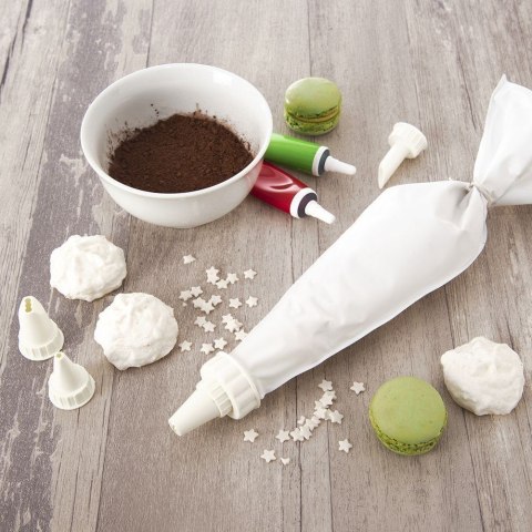 Rękaw Cukierniczy i Tylki Zestaw 10 el. 26 cm Dekoracja ORION