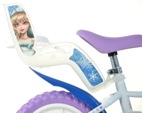 Rowerek Rower Dziecięcy dla Dzieci Dziewczynki z Bocznymi Kółkami DINO 12"