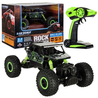 Samochód zdalnie sterowany na pilota RC Rock Crawler HB 2,4GHz 1:18 zielony Kik Sp. z o. o. Sp. k.