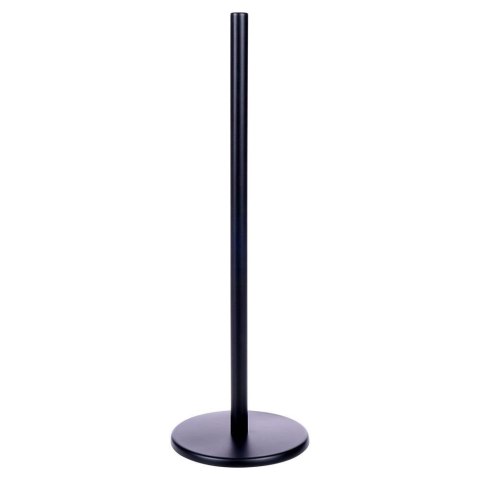 Stojak na Papier Toaletowy Wolnostojący Stalowy Czarny Mat na 5 Rolek BS