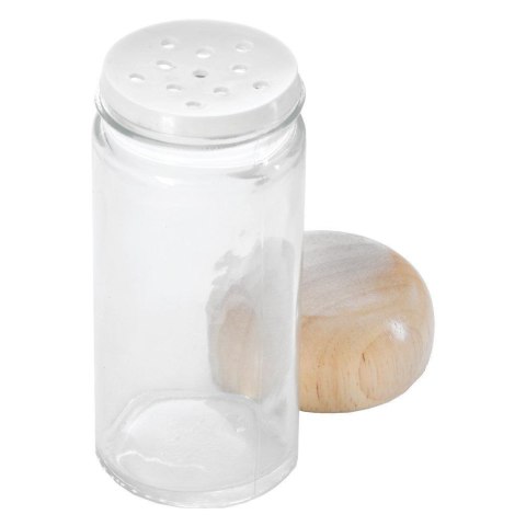 Stojak na Przyprawy Obrotowy Drewniany 12 Szklanych Słoików ORION