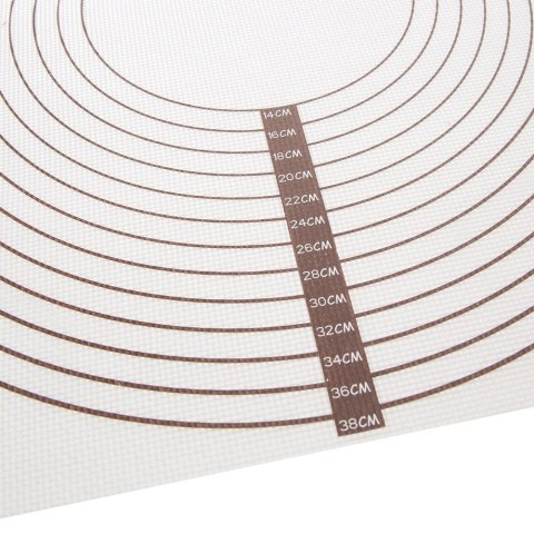 Stolnica Silikonowa z Włóknem Szklanym Mata do Pieczenia 60 x 40 cm ORION