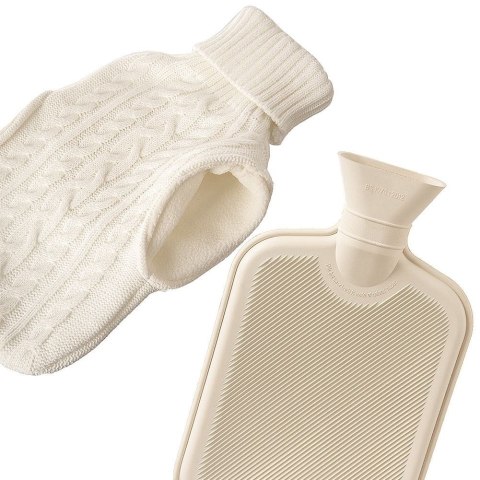 Termofor w Pokrowcu Pluszowy Beżowy Miękki ORION 1,6 L