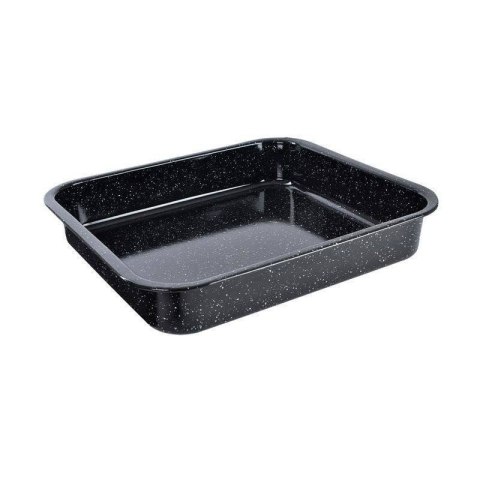 Brytfanna Emaliowana Prostokątna do Piekarnika Solidna ORION 34x24x4,5 cm
