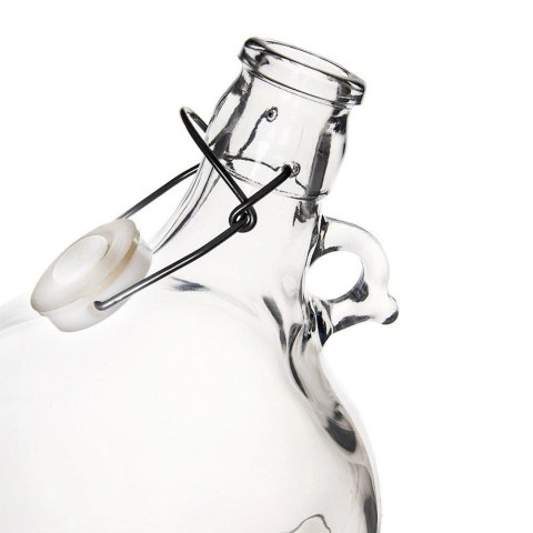 Karafka Butelka ORION 5L Szklana Retro Vintage z Zatrzaskowym Zamknięciem