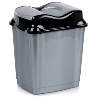 Kosz na Śmieci Plastikowy Szary 16 L ORION Wytrzymały i Pojemny