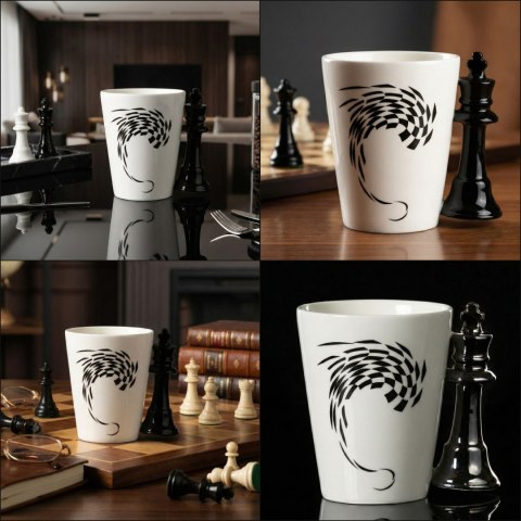 Kubek Szachisty Król prezent dla geniusza