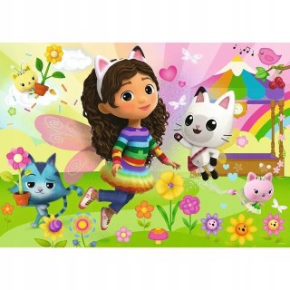 Puzzle Koci Domek Gabi 100 elementów Brokatowa Gabi Trefl 14832 Trefl