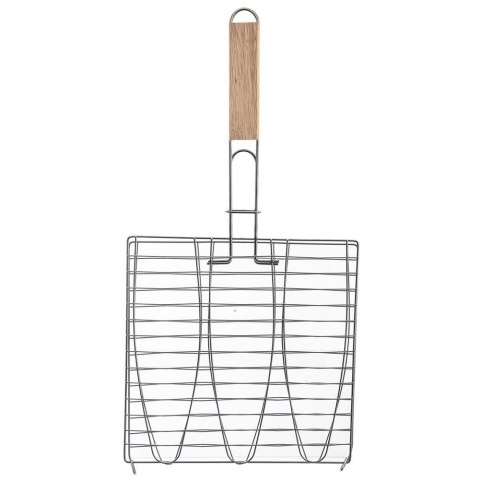Ruszt do Grillowania Ryb Zamykany Metalowy 3 Ryby 55,5 x 28 cm ORION