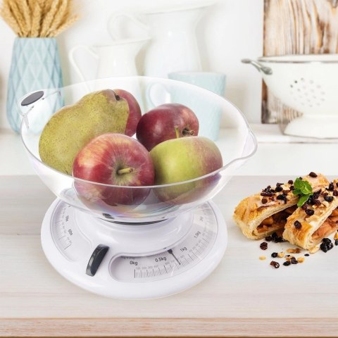 Waga Kuchenna Mechaniczna ze Zdejmowaną Misą do Owoców Warzyw ORION 3 kg