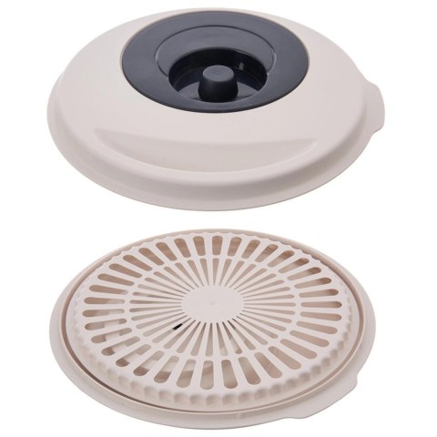 Wirówka Suszarka do Sałaty ELA 4,5 L ORION Ręczna z Korba Szaro-Biała