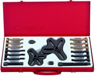 ZESTAW ŚCIĄGACZY DO KOŁA KIEROWNICY 18CZ. KASETA KING TONY