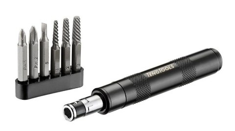 ZESTAW WKRĘTAKA UDAROWEGO, 7EL. TENG TOOLS