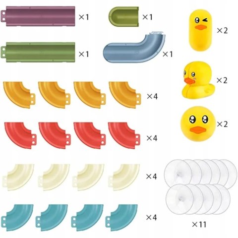 Zabawka do kąpieli tor zjeżdżalnia kaczka 8366-24A Luxma