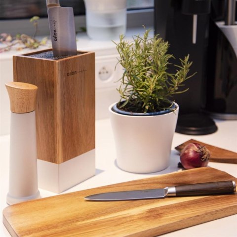 Zestaw Noży Kuchennych 5 szt. ORION WOODEN Stal Nierdzewna z Uchwytem