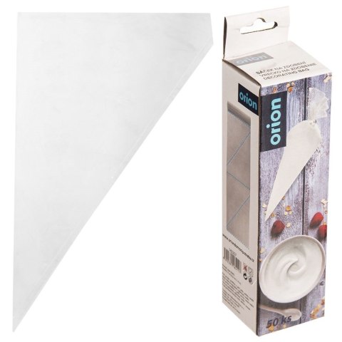 Zestaw Rękaw Cukierniczy do Dekorowania Ciast Deserów ORION 31 cm 50 szt.