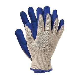 RĘKAWICE OGRODNICZKI POWLEKANE GUMĄ NIEBIESKIE 450 ROZ. 9 UN