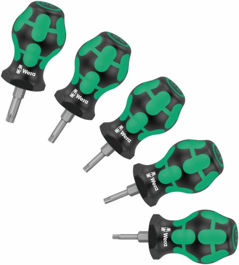ZESTAW WKRĘTAKÓW TORX STUBBY SET TX 1, 5 CZĘŚĆ WERA