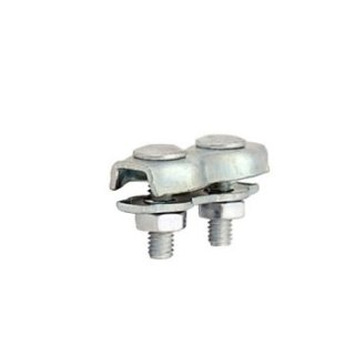 ZACISK LINOWY SIODEŁKOWY OCYNKOWANY PODWÓJNY 2MM UN