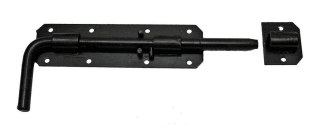 ZASUWA RYGLOWA CZARNA Z BLACHĄ UN