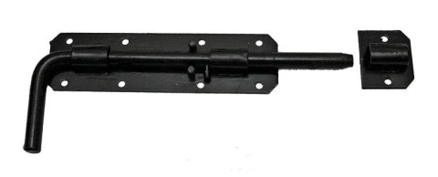 ZASUWA RYGLOWA CZARNA Z BLACHĄ UN