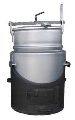 PARNIK Z SZAMOTEM CZARNY 60 L UN