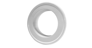 ROZETA MALOWANA BIAŁA 130MM UN