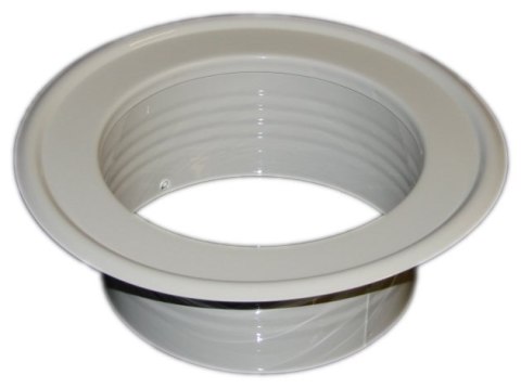 ROZETA MALOWANA BIAŁA 80MM UN