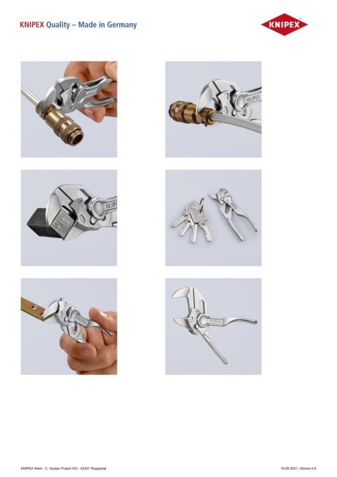 SZCZYPCE-KLUCZ XS KNIPEX