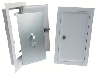 DRZWICZKI KOMINOWE BIAŁE 155*290MM DUŻE UN