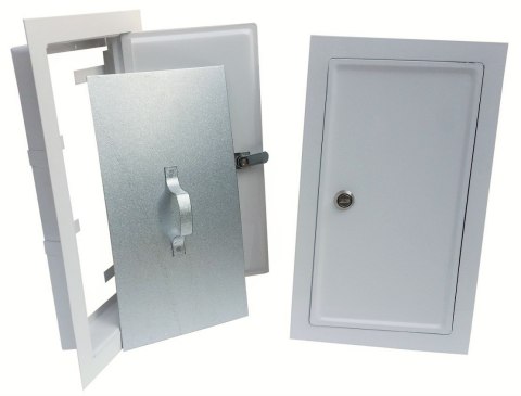 DRZWICZKI KOMINOWE BIAŁE 155*290MM DUŻE UN