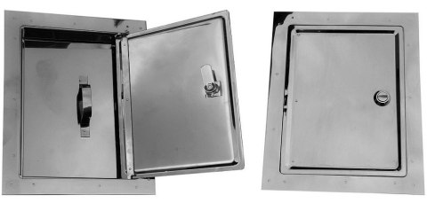 DRZWICZKI KOMINOWE NIERDZEWNE 155*205MM ŚREDNIE UN