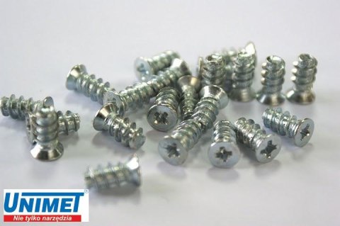 EUROWKRĘT STOŻKOWY OCYNKOWANY 6.3*11MM UN