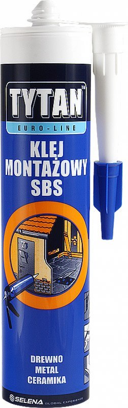 KLEJ MONTAŻOWY 280ML TYTAN EURO-LINE SBS TYTAN