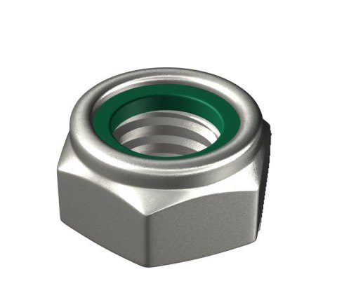 NAKRĘTKA Z WKŁADKĄ OCYNKOWANA DIN 985 KLASA 8.8 M10*1 UN