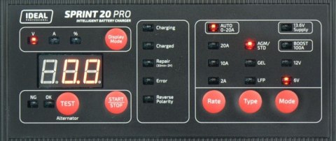 PROSTOWNIK Z ROZRUCHEM SPRINT WET/AGM 20 PRO IDEAL