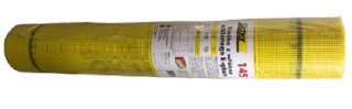 SIATKA PODTYNKOWA Z WŁÓKNA SZKLANEGO ŻÓŁTA 145G/M2 1M*50M SICHER