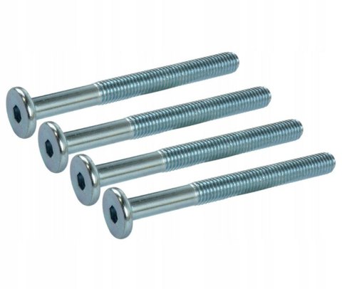 WKRĘT MEBLOWY OCYNKOWANY ŁEB PŁASKI 6*80MM UN