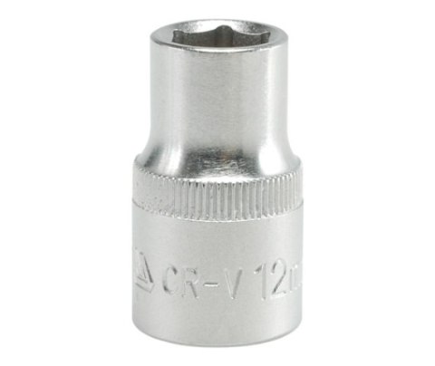 NASADKA KRÓTKA 6-KĄTNA CHROMOWANA 1/2'' 12MM YATO