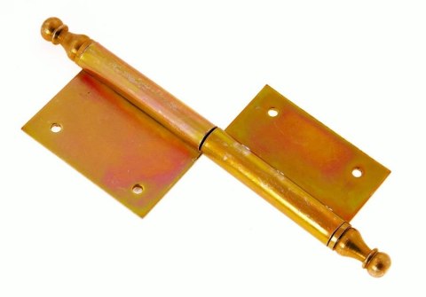 ZAWIAS DRZWIOWY OCYNKOWANY OZDOBNY 140MM PRAWY UN