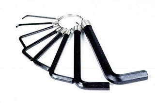 KLUCZE IMBUSOWE KOMPLET 10 SZTUK 2 - 10MM TOYA