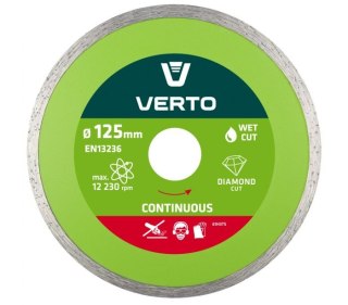 TARCZA DIAMENTOWA GŁADKA DO GLAZURY 125MM VERTO