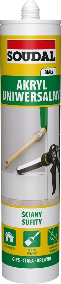 AKRYL SOUDAL BIAŁY 280ML SOUDAL