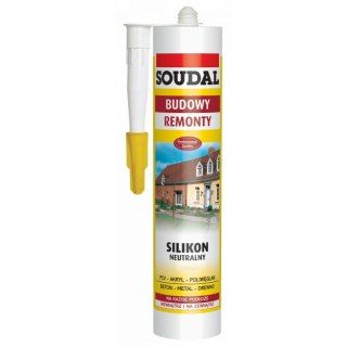 SILIKON NEUTRALNY BIAŁY 280ML SOUDAL