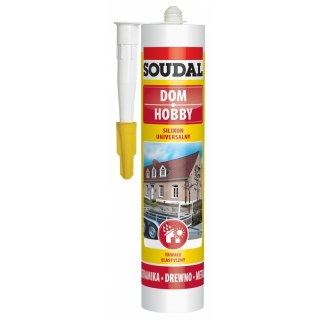 SILIKON SOUDAL BRĄZOWY 280ML SOUDAL