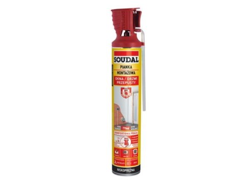 PIANKA MONTAŻOWA WĘŻYKOWA SOUDAL GENIUS GUN 770ML SOUDAL